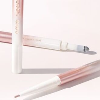 Dual Head Aegyosal Eyeshadow Pen - 3 Shades 03# Galactic Diamond + Creamy Brown (550mg + 100mg)