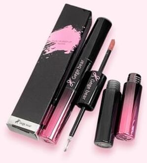 Dual-Headed Lip Gloss - 6 Colors #05 Amber Tea - 1.8g + 1.8ml