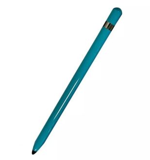 Dual Heads Uiteinden Stylus Draagbare Tablet Smartphone Stylus Pen Universele Vervanging Stylus Pen Zachte Penpunt Schrijven Trekken Capacitieve lucht blauw