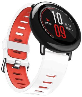 Dual Kleuren Siliconen Band Voor Xiaomi Huami Amazfit Bip Bit Tempo Lite Jeugd Horlogeband Sport Strap Armband Vervanging BandTXTB1