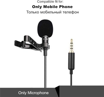 Dual Mini Draagbare Lavalier Microfoon Condensator Clip-On Revers Mic Wired Mikrofo/Microfon Voor Telefoon Voor Laptop Pc stijl 1
