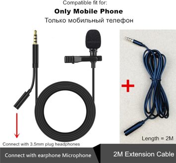 Dual Mini Draagbare Lavalier Microfoon Condensator Clip-On Revers Mic Wired Mikrofo/Microfon Voor Telefoon Voor Laptop Pc stijl 3