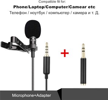 Dual Mini Draagbare Lavalier Microfoon Condensator Clip-On Revers Mic Wired Mikrofo/Microfon Voor Telefoon Voor Laptop Pc stijl 5