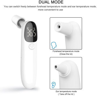 Dual-Mode Digitale Infrarood Voorhoofd Thermometer Lcd Ir Thermometer Non-contact Ir Infrarood Thermometer Temperatuur Meter