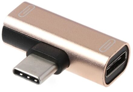 Dual Type C USB-C Oortelefoon Hoofdtelefoon Opladen Lader Adapter Splitter Converter Voor Xiaomi 6 6X 8 Note3 Mix 2 Mate GD