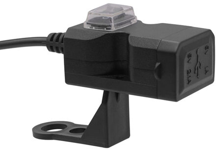 Dual USB 9 V-24 V Motorcycle Stuur Charger Socket Met Schakelaar & Double Mounts Waterdichte Motos Apparatuur Mobiliteit motocicleta