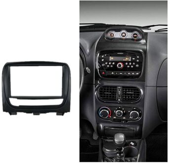 Dubbel Din Autoradio Fascia Voor Fiat Strada Dvd Panel Inbouwen Car Kit Audio Frame