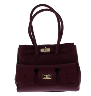 Dubbel gesp voorvak | dames | maat: one Bordeaux - One size