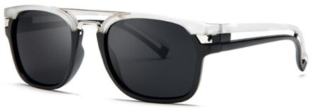 Dubbel-kleur Vierkante Zonnebril Mannen Vrouwen Zonnebril UV400 Shades Eyewear Gafas De Sol 04