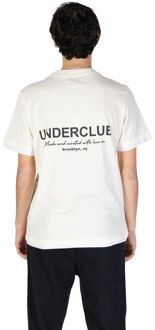 Dubbel Laags T-shirt Relaxed Fit - maat EU 48 Ivoor