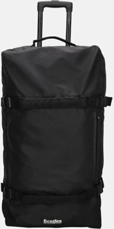 Dubbeldekker reistas op wielen 76 cm zwart