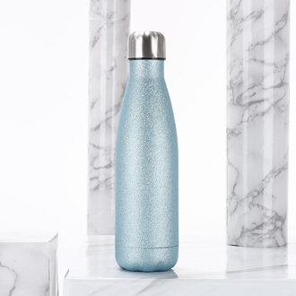 Dubbele 304 Roestvrij Staal Colafles Outdoor Draagbare Sport Water Fles Vacuüm Mok blauw
