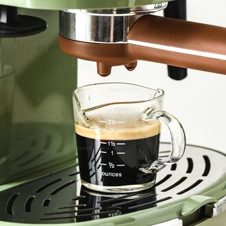 Dubbele 70Ml Muur Geïsoleerde Espresso Meten Glas Cup Mokken Shot Glas Melk Opschuimen Werper Door Barista Basics Met 2 uitloop