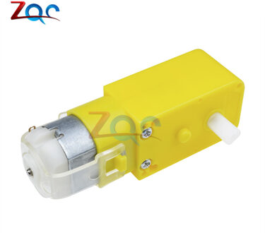 Dubbele As DC Gear Motor DC 3 v-12 v 1:48 Dual As DC Motor Elektrische Motor voor Arduino robot Slimme Auto Speelgoed DIY Model