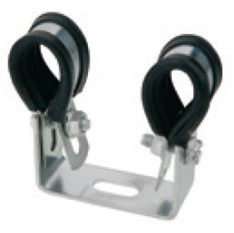 Dubbele buisklem, 15 mm, geluiddicht - 973295517