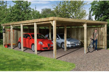 Dubbele Carport 618 Gr.3 576x784cm