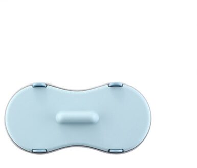 Dubbele Cup Pannenkoek Maker Pocheren Pods Boiler Eieren Mold Ei Pot Ei Stroper Magnetron Ovens Pan Koken Tool Keuken Accesorioes blauw