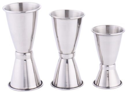 Dubbele Einde Krimpen Maatbeker Bar Maatregel Roestvrij Staal Jigger Shot Meet Cup Cocktail Drinken Wijn Shaker Bar Accessoires