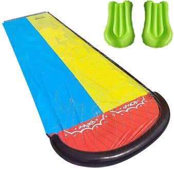 Dubbele Enkele Opblaasbare Water Slide Mat Enkele Anti Gazon Water Splash Waterglijbaan Voor Kinderen Zomer Outdoor Gras Glijbaan Speelgoed