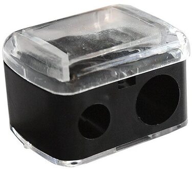 Dubbele Gaten Cosmetische Puntenslijper Nuttig Puntenslijper Voor Cosmetische Kwast/Eyeliner Potlood/Make-Up Potlood