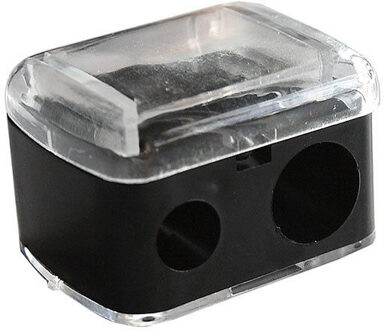 Dubbele Gaten Cosmetische Puntenslijper Nuttig Puntenslijper Voor Cosmetische Kwast/Eyeliner Potlood/Make-Up Potlood