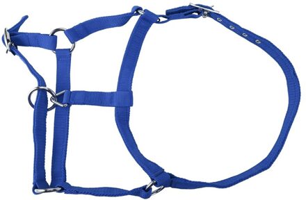 Dubbele Gelaagde Gewatteerde Paard Halter Praktische Dikker Verstelbare Riem Duurzame Beschermende Accessoires blauw M