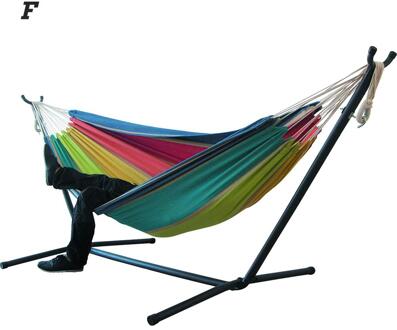 Dubbele Hangmat Opknoping Stoel Grote Opknoping Hangmat Met Stalen Stand Voor Tuin Binnenplaats Binnen/Ourdoor Zonder Plank F