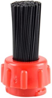 Dubbele Hoofd Anti-Brandwonden Espressomachine Gebogen Reinigingsborstel Lepel Brush hoofd enkel en alleen