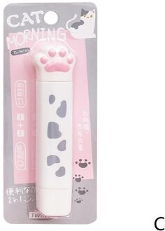 Dubbele Hoofd Correctie Tape Plakband Leren Tape Correctie Briefpapier School Kantoorbenodigdheden Z7X8 wit