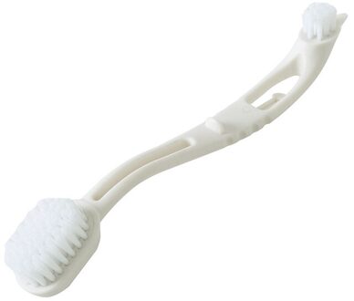 Dubbele Hoofd Draagbare Schoenen Cleaning Tools Schoen Borstel Sneakers Wassen Borstels Lange Steel Plastic Huishoudelijke Cleaner Beige