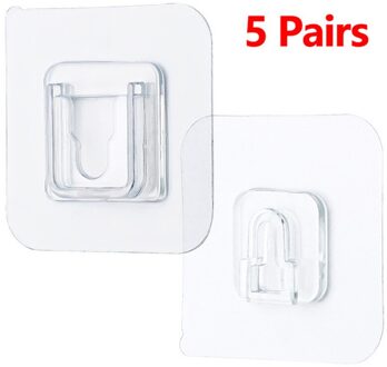 Dubbele Kleefband Muur Haken Waterdicht Oilproof Zelfklevende Haken Herbruikbare Naadloze Opknoping Haak