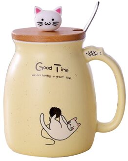 Dubbele Koffie Mokken Met Het Handvat Mokken Drinken Isolatie Double Wall Tea Cup Creatieve Hittebestendige Drinkware Melk #1 C1