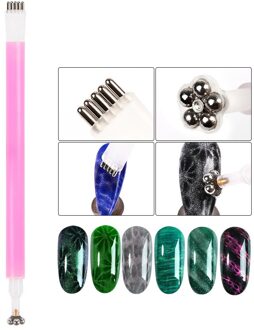 Dubbele Kop 2 Manieren Cat Eye Sterk Effect Magnetische Stok Uv Gel Polish Gradiënt Staaf Manicure Nail Art 3D Tips gereedschap BEDR12-01