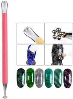 Dubbele Kop 2 Manieren Cat Eye Sterk Effect Magnetische Stok Uv Gel Polish Gradiënt Staaf Manicure Nail Art 3D Tips gereedschap BEDR12-09