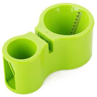 Dubbele Kop Spiral Slicer Rasp Courgette Noodle Pasta Spaghetti Maker Groentesnijder Dunschiller Met Messenslijper Slijpsteen