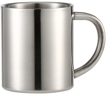Dubbele Muur Roestvrij Staal Koffie Mok 220Ml Draagbare Cup Reizen Tumbler Koffie Kruik Melk Thee Cups Double Kantoor Water mokken