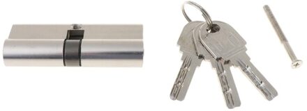 Dubbele Open Slot Deur Window Security 60 70 80 90Mm Cilinder Sleutel Anti-Diefstal Entree Messing Deurslot verlengd Core C-80mm