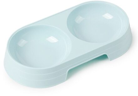 Dubbele Pet Bowls Hond Voedsel Water Feeder Rvs Huisdier Drinken Dish Feeder Kat Puppy Voeden Levert Kleine Hond Accessoires Simple 1