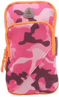 Dubbele Pocket Sport Running Arm Band Case Bag Telefoon Portemonnee Houder Outdoor Pouch Op Hand Gym Belt Cover 492661