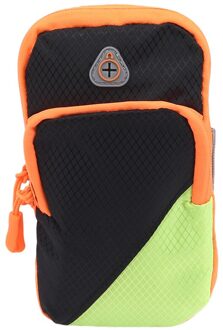 Dubbele Pocket Sport Running Arm Band Case Bag Telefoon Portemonnee Houder Outdoor Pouch Op Hand Gym Belt Cover 492662