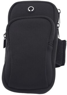 Dubbele Pocket Sport Running Arm Band Case Bag Telefoon Portemonnee Houder Outdoor Pouch Op Hand Gym Belt Cover 492664