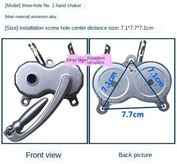 Dubbele Polen Verheffen Droogrekken Accessoires Handlier Balkon Handvat 3-Hole Twee Gat Universele 1