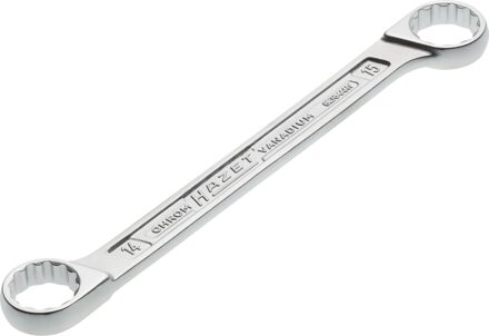 Dubbele ringsleutel 14x15mm, vorm B, DIN837