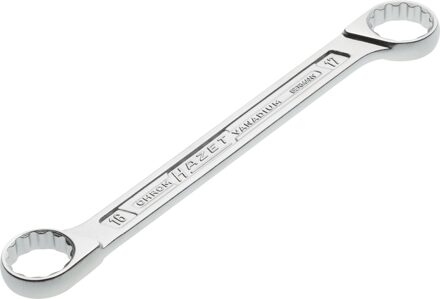 Dubbele ringsleutel 16x17mm, vorm B, DIN837