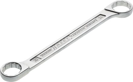 Dubbele ringsleutel 30x34mm, vorm B, DIN837