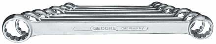 Dubbele ringsleutelset DIN837-B 8-delig GEDORE