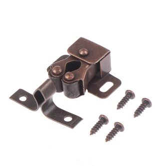 Dubbele Roller Vangst + Schroeven Kast Kast Deur Klink Sloten Hardware Tool koper