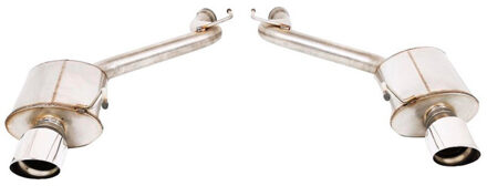 Dubbele RVS Sportuitlaat passend voor Ford Mustang MK6 2.3 Ecoboost 213/231/233kW & 3.7 V6 224kW 201 US10835164P