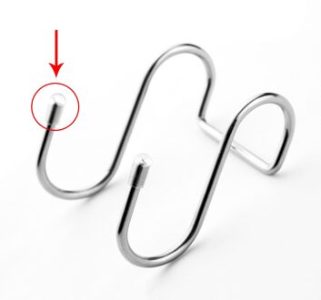 Dubbele S Roestvrij Stalen Deur Haken Badkamer Handdoek Organizer Kleine Keuken Gereedschap Houder Zakken Opknoping Haak 02 Top cap