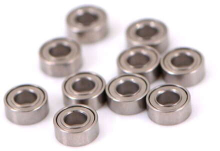 Dubbele Shield Miniatuur Hoge Carbon Staal Lager Onderdelen Flens Wiel licht grijs